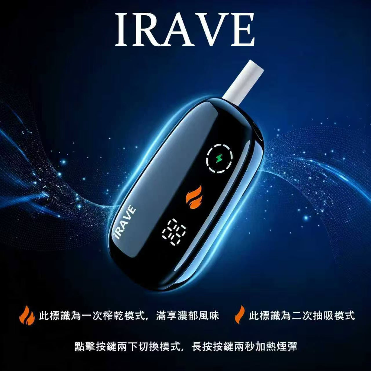 IRAVE 二回機 外部環繞加熱版|支援TEREA煙彈 加熱不燃主機